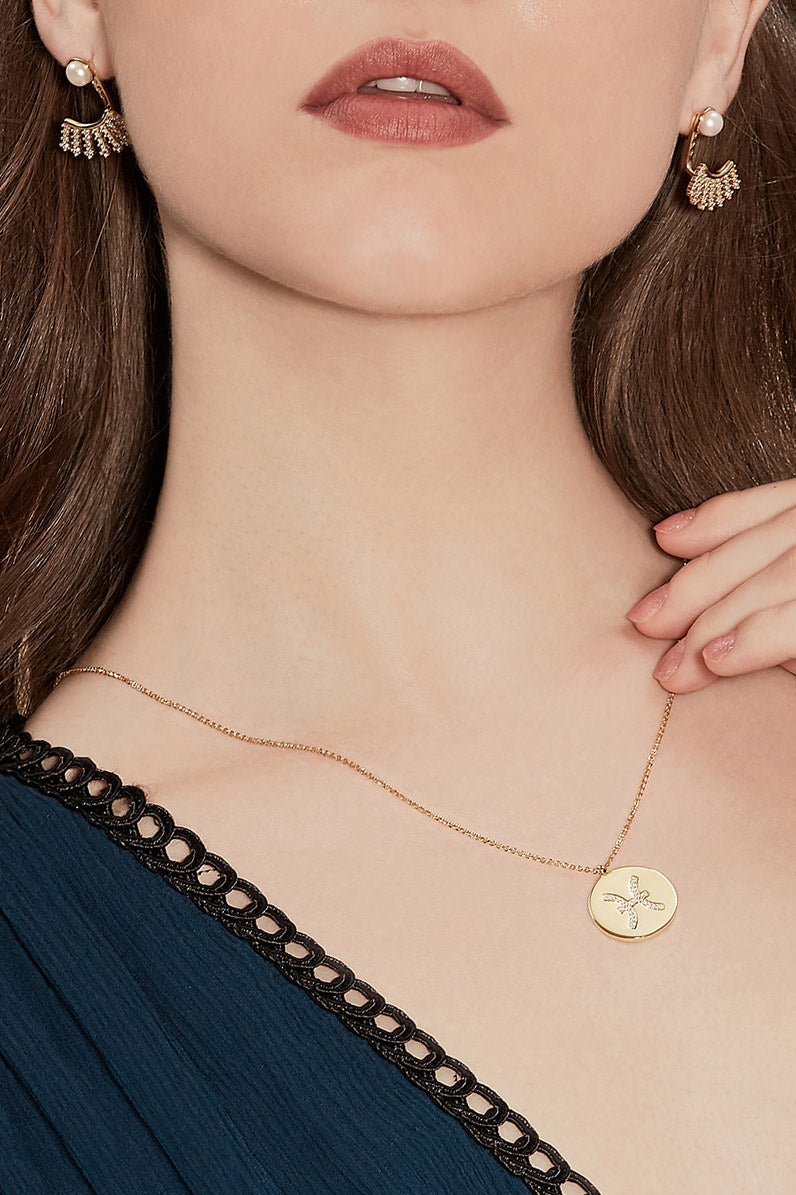 Gold Plated Silver Zodiac Necklace - leo - AVILIO DEMI FINE JEWELLERY