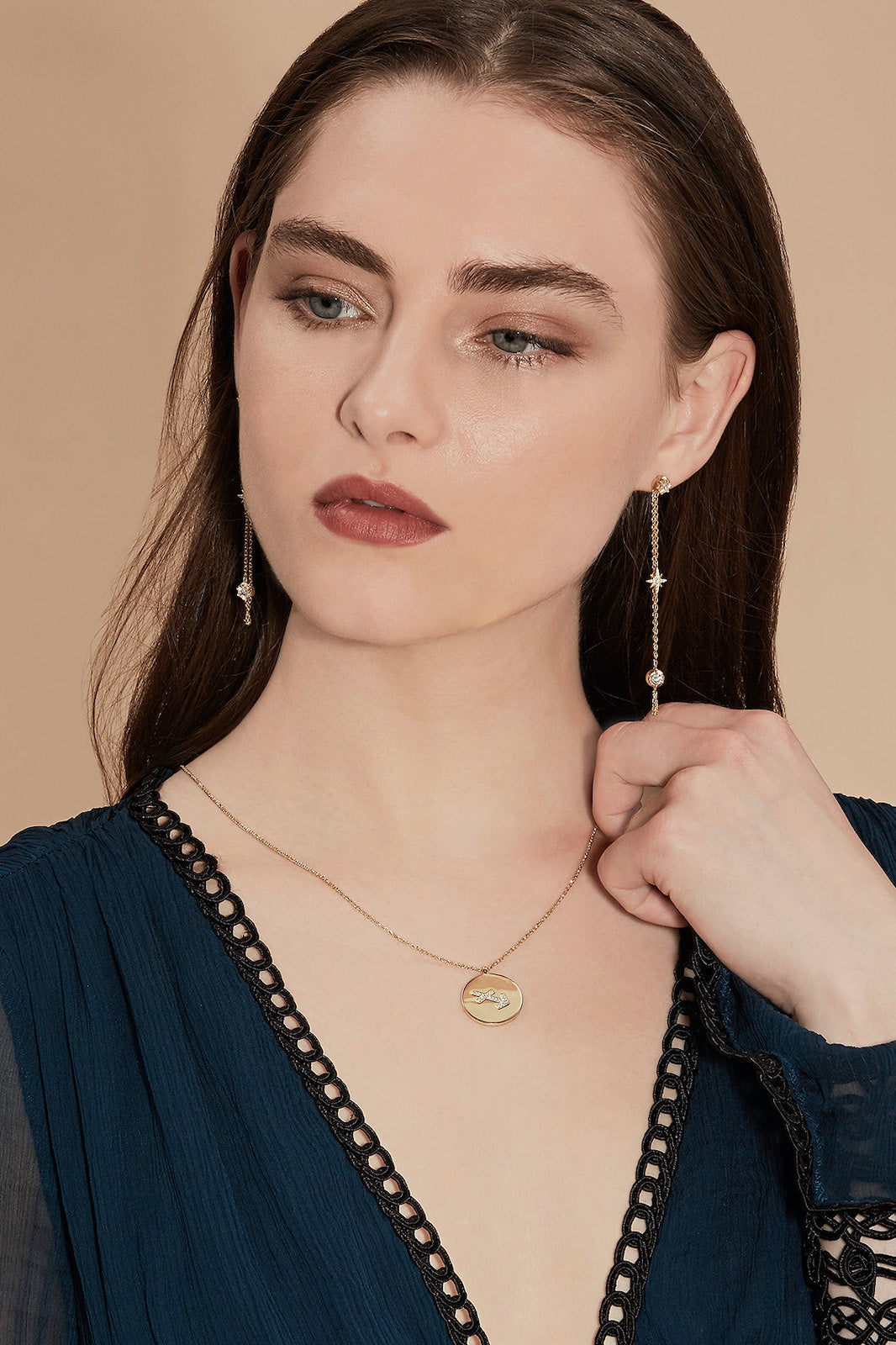 Gold Plated Silver Zodiac Necklace - leo - AVILIO DEMI FINE JEWELLERY