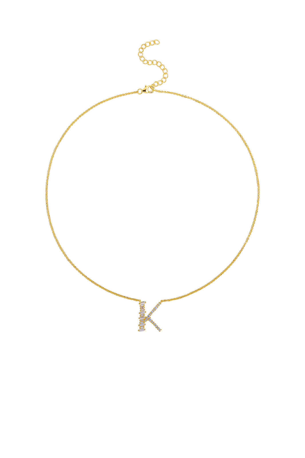 Harf Turath Letter K Necklace